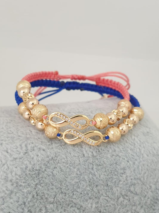 Pulsera Tejida Infinito