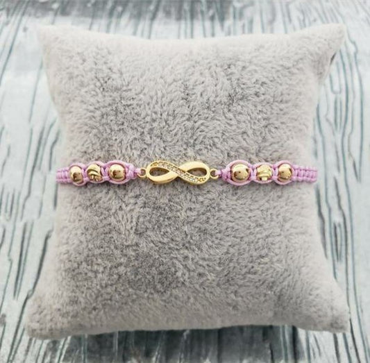 Pulsera Tejida Infinito Elegante